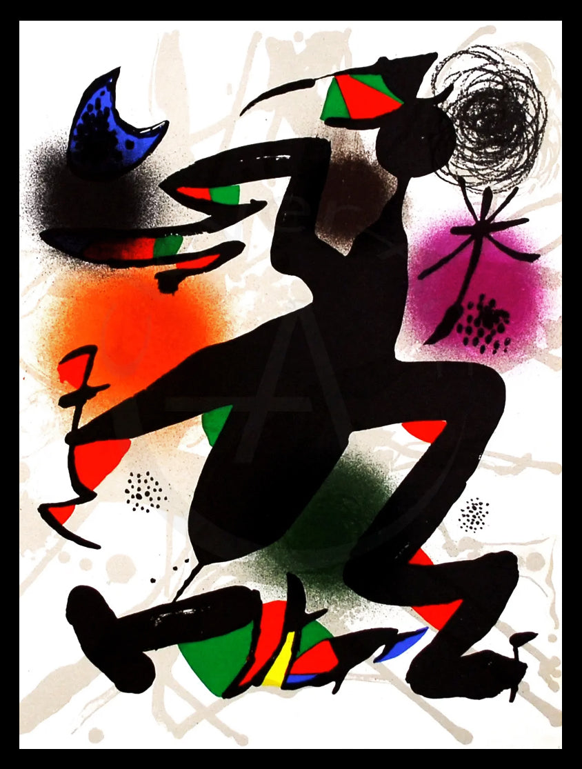 Miró, Joan - Lithographie originale IV - Lithographie en couleur 