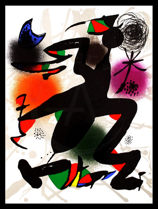 Miró, Joan - Litografia original IV - Mourlot 1116 - Farblithografie