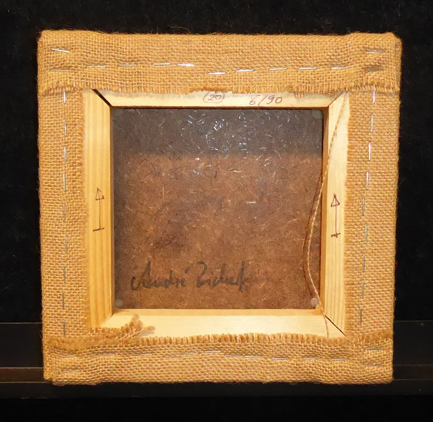 Zickert, Andre - 50 g [1] - Jute, Eisenoxid, Leim - handsigniert