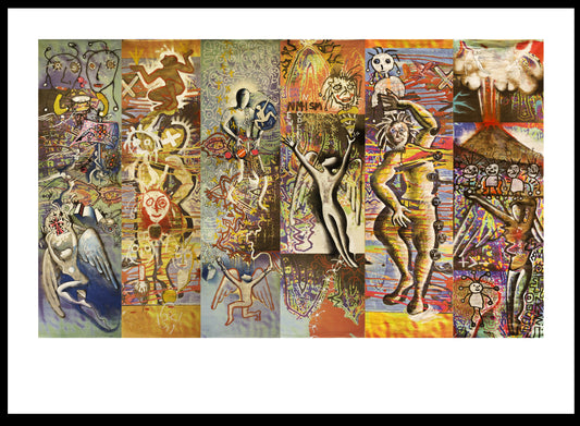 Mark Kostabi, Paul Kostabi, Tony Esposito - Le Voyage d'Ulysse (110 cm) - Giclée