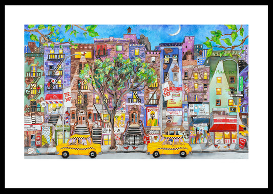 Pergola, Linnea - St Marks Place NYC - Deluxe - hand signed - Giclee