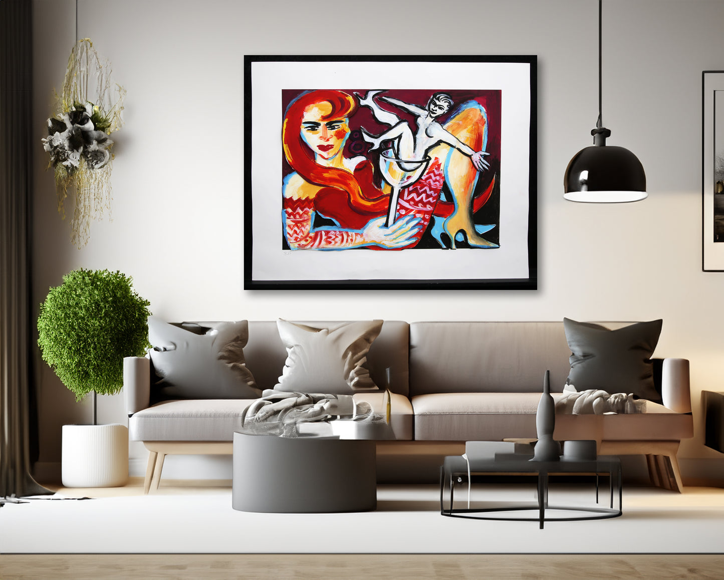 Bach, Elvira - Rampenlicht - Deluxe - Giclée - BAT - handsigniert
