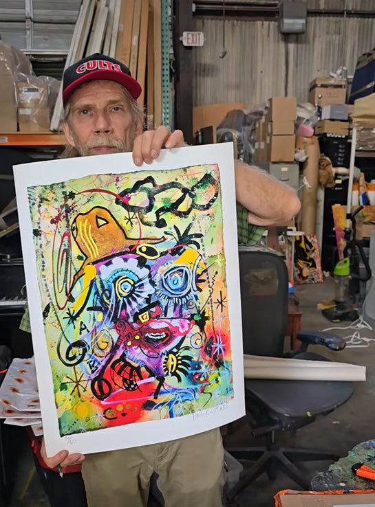 Kostabi, Paul - Legend in the Midst - NEW EDITION - Giclée - hand signed