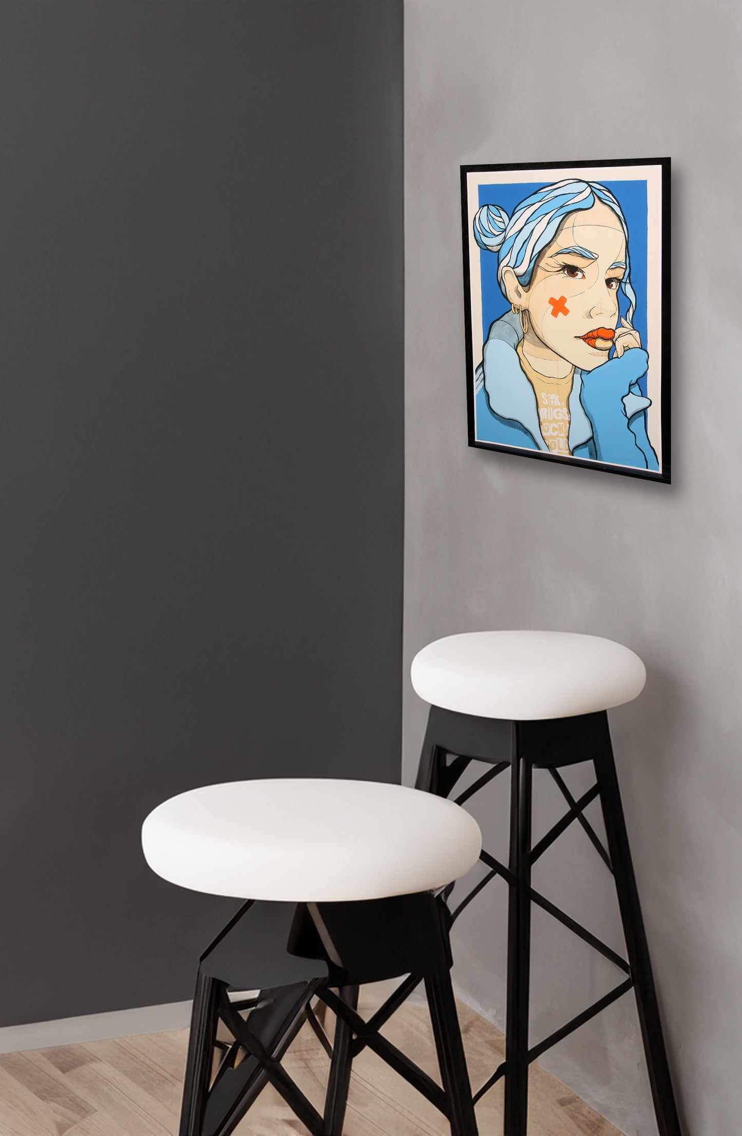 El Bocho - Sex, Drugs & Rock'n Roll - Mini - Giclée - handsigniert