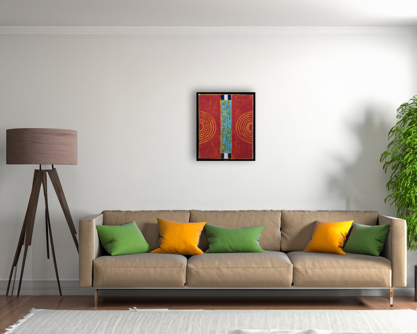 Schädrich, Eckart (Esch) - Symit I - Technique mixte / retravaillée - signée à la main