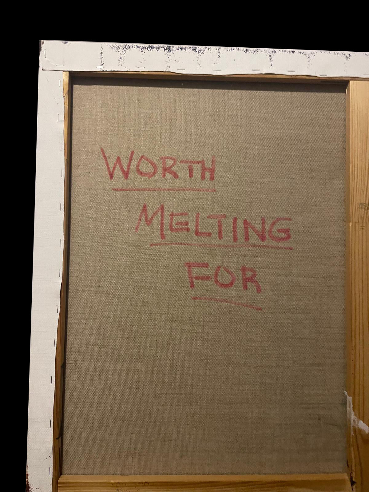 Kostabi, Paul - Worth Melting For - Acryl, Mischtechnik/Leinwand - handsigniert