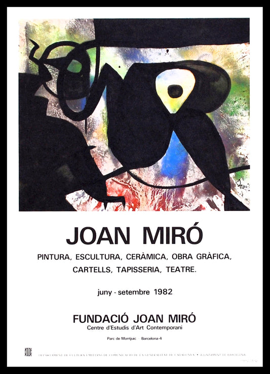Miró, Joan - Schilderij, Keramiek, 1982 - Kunstdruk