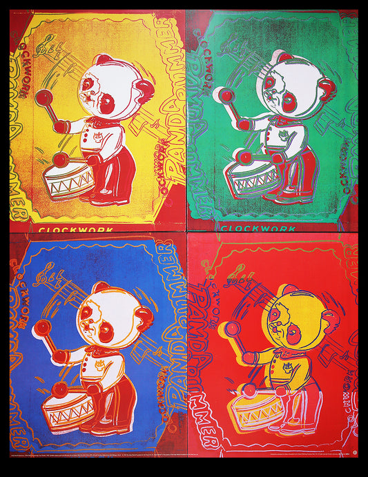 Warhol, Andy - Four Pandas - Kleurenoffsetlithografie - te Neues, NY