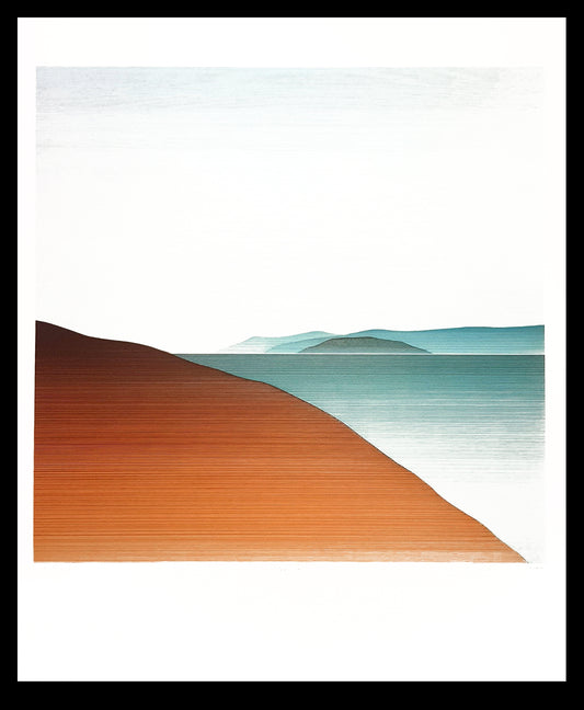Keller, Claudia - Klippen II - kleurenoffsetlithografie - handgesigneerd