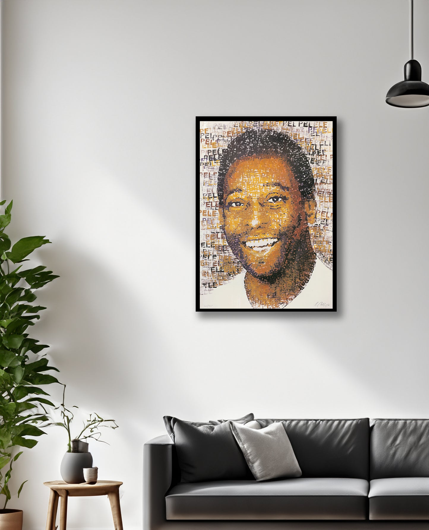 Britz, Chris - Pelé, footballeur - Lithographie offset, 2006 - signée à la main