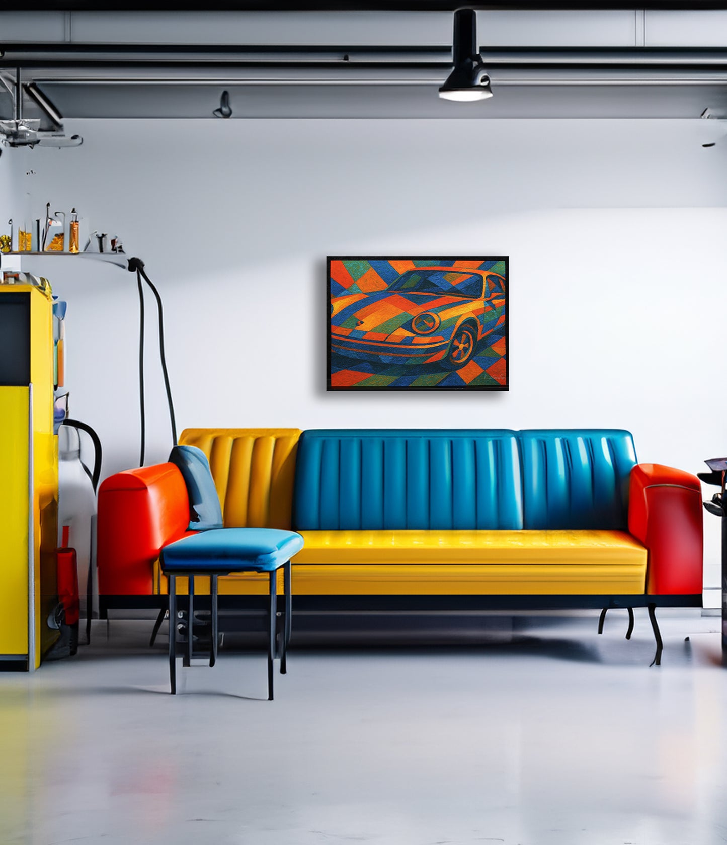 Moccha, Karmen - Porsche Carrera - Giclée/Hahnemühle - signé à la main