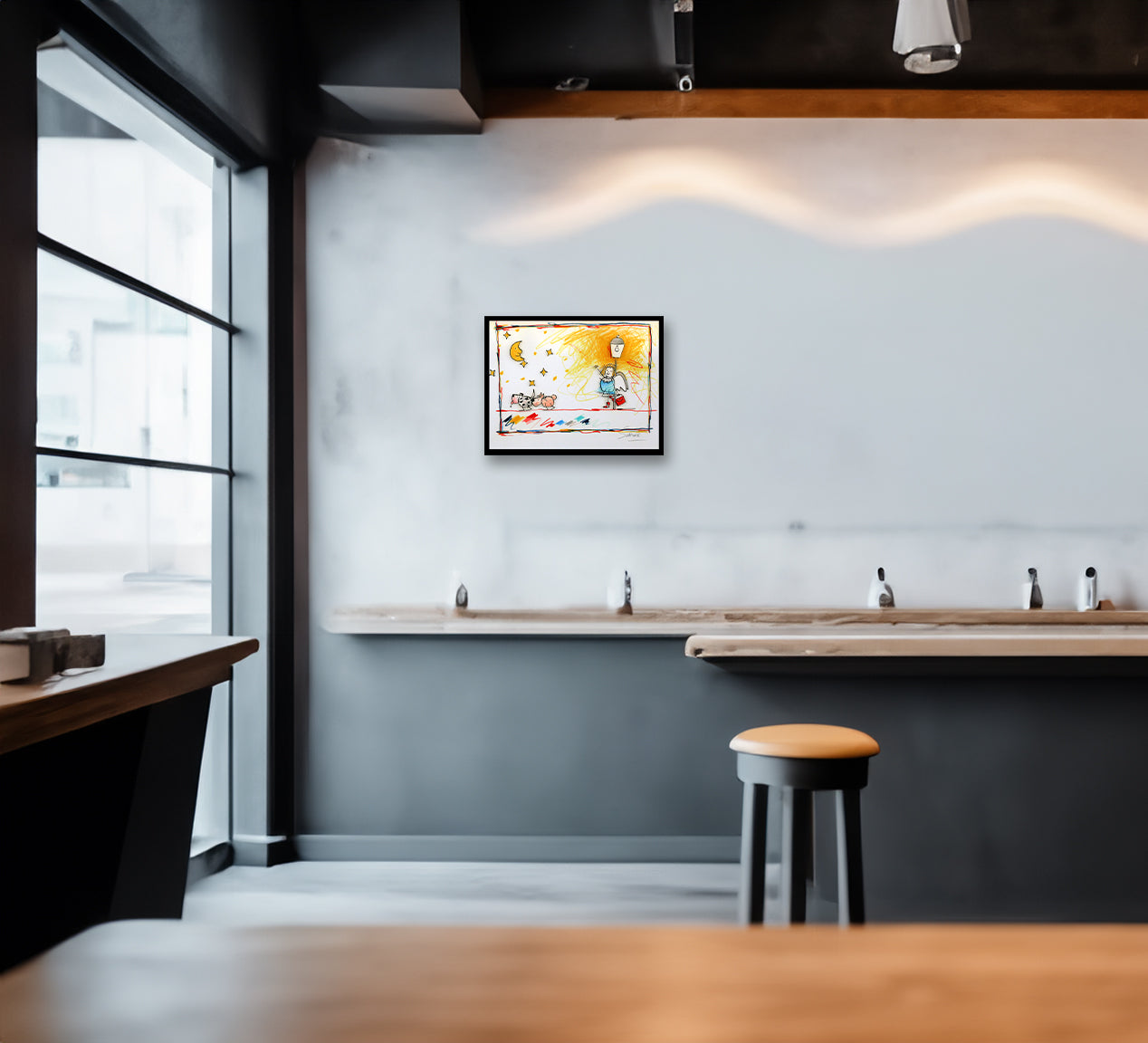 Schlote, Wilhelm - St. Pauli, 2015 - Giclée - signé à la main