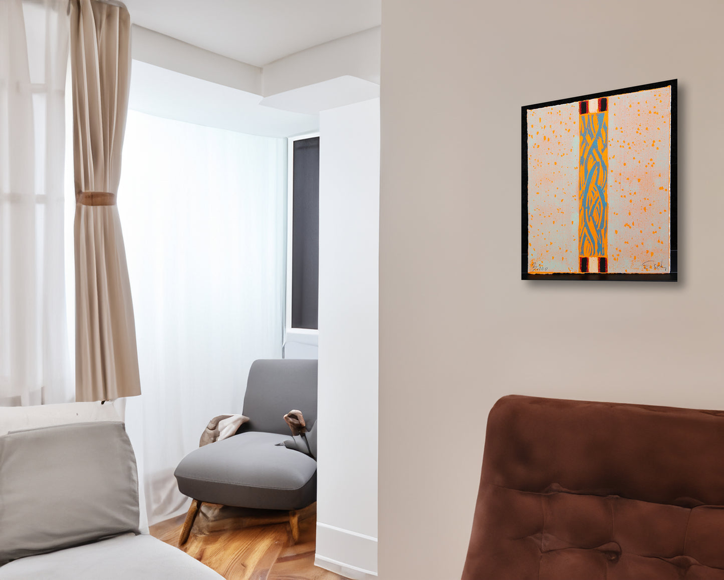 Schädrich, Eckart (Esch) - Symit IV - Technique mixte / retravaillée - signée à la main