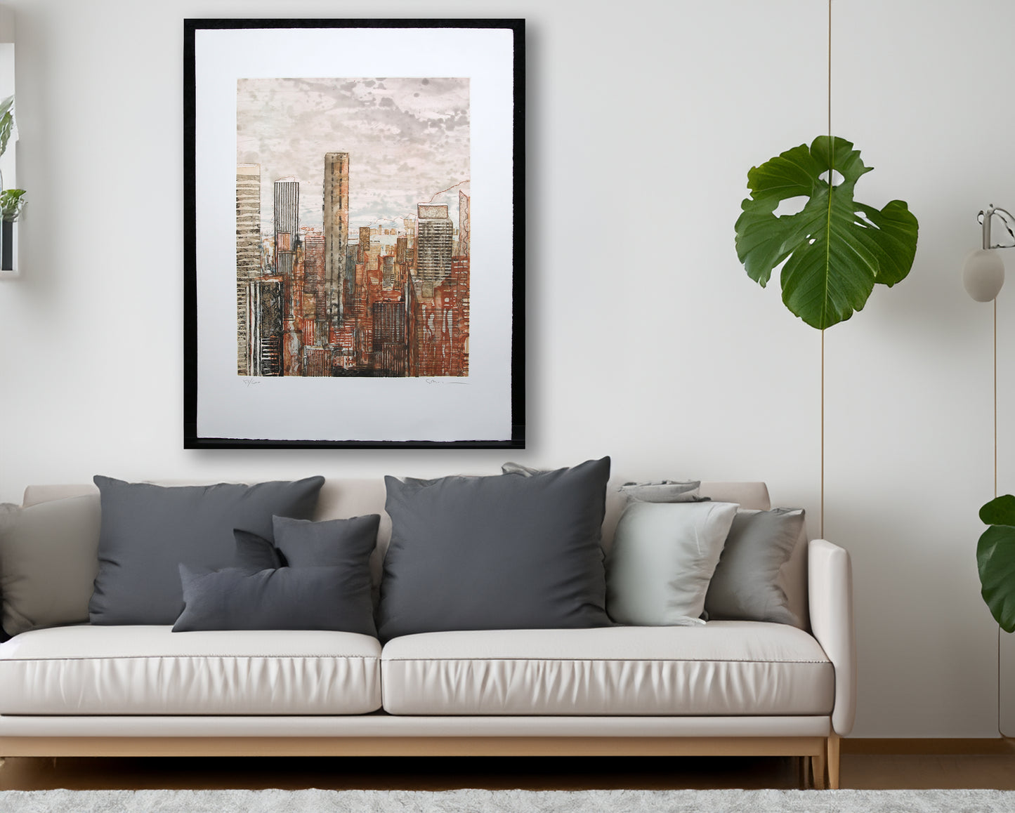 Salzmann, Gottfried - New York-Rose - 2007 - Radierung - handsigniert