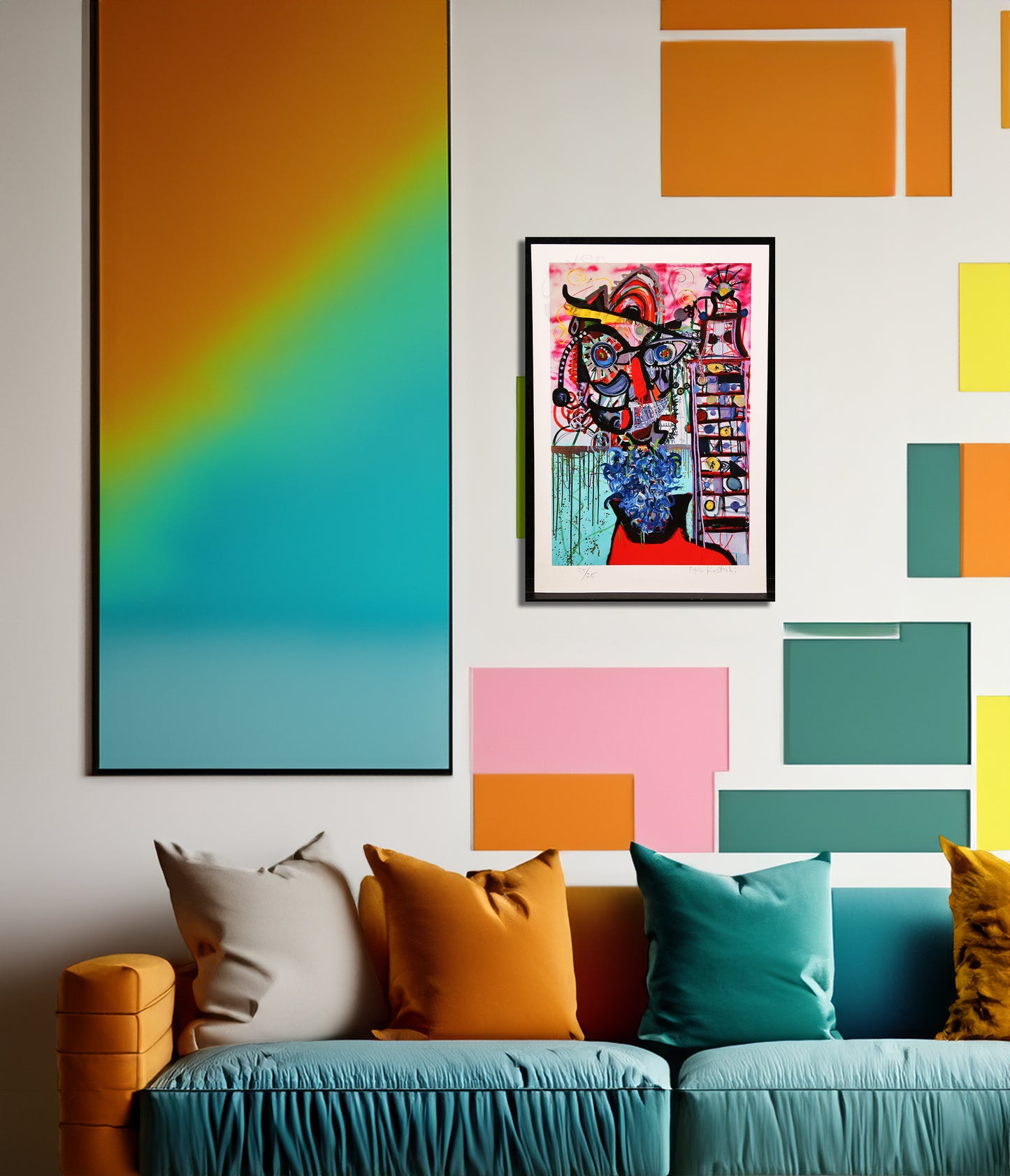 Kostabi, Paul - Unable To Fall Into The Dream, 2025 - e.a. - handsigniert